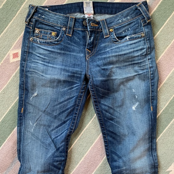 COPY - True religion low waisted bellbottom jeans - Picture 3 of 5
